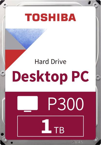 Toshiba P300 1TB Interne Festplatte 8.9cm (3.5 Zoll) SATA III HDWD110UZSVA Bulk