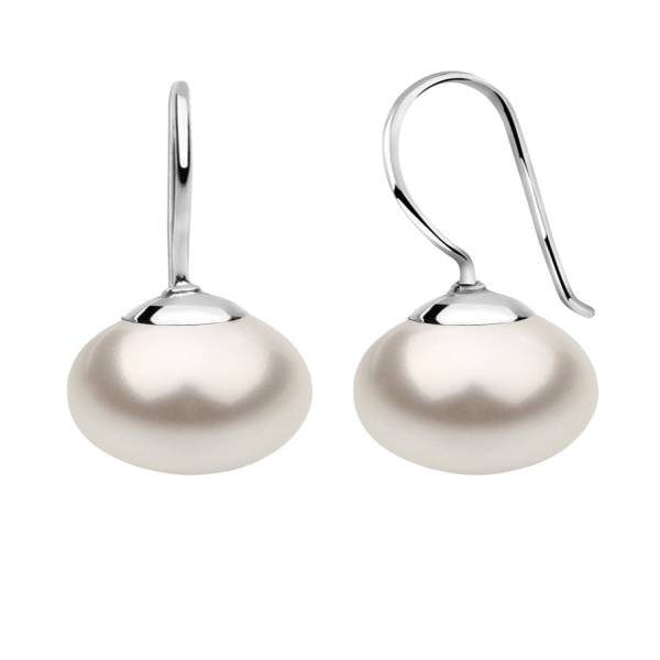 Nenalina Nenalina Nenalina Ohrringe Ohrhänger Synthetische Perle 925er Silber Ohrring 1.0 pieces