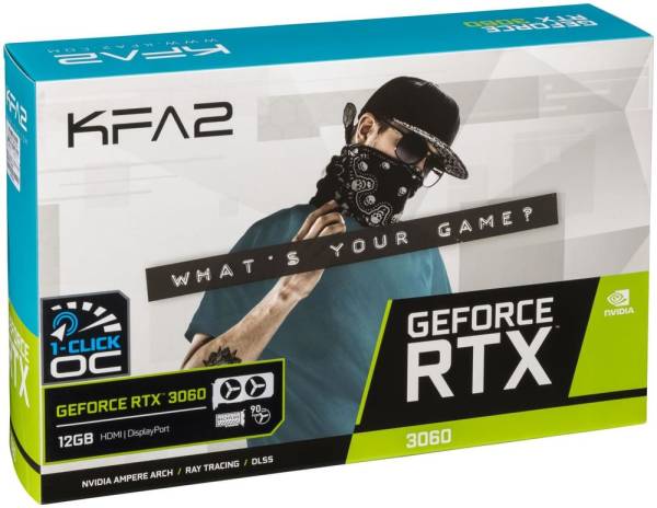 KFA2 Grafikkarte RTX 3060 12GB PCIe 3.0 x8