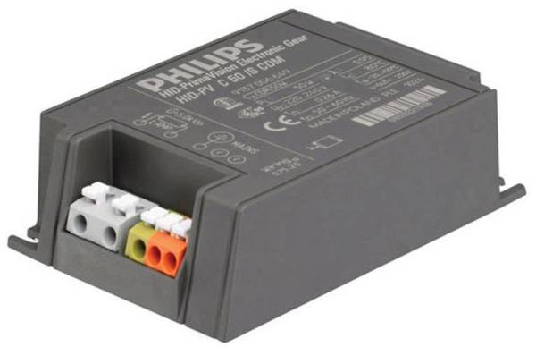 Philips Lighting Halogen-Metalldampflampen EVG 50W (1 x 50 W) für Leuchteneinbau, Metallgehäuse