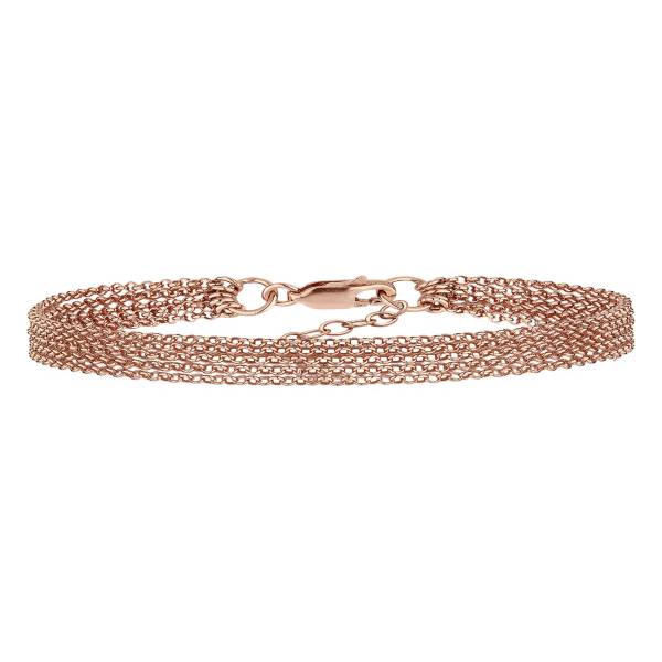 Elli Armband 5-Lagig Basic Ketten Modern 925 Sterling Silber 1.0 pieces