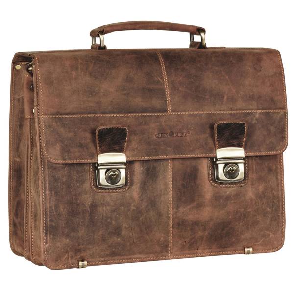 Greenburry Vintage XL Aktentasche Leder 40 cm Laptoptasche 1.0 pieces