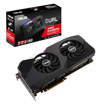ASUS AMD Radeon RX 6700 XT Dual Grafikkarte 12GB GDDR6 3xDP/HDMI