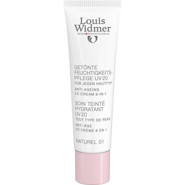Louis Widmer Getönte Feuchtigkeitspflege UV 20 CC Cream Naturel leicht parfümiert