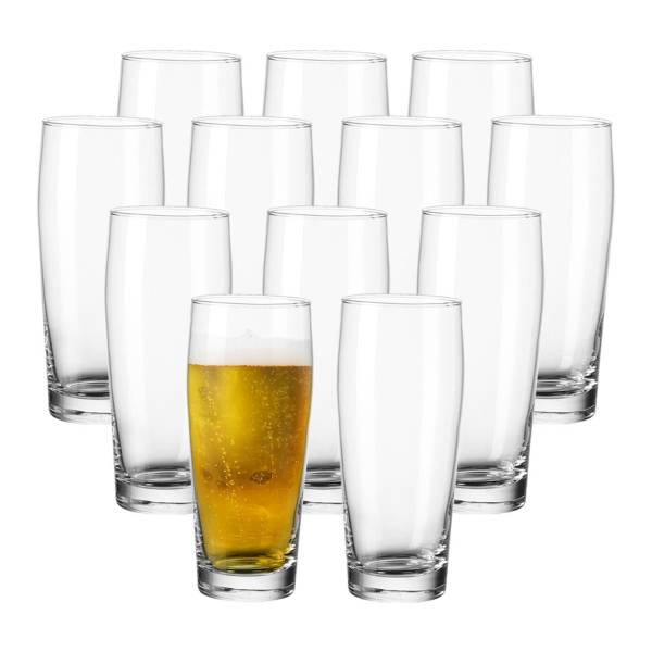 LUXENTU LUXENTU Willi Biergläser 12er Set Glas 12.0 pieces