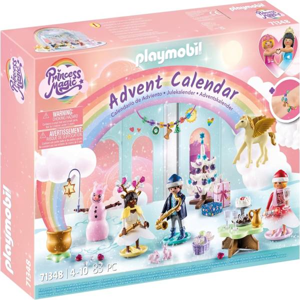 Playmobil Princess Magic Adventskalender Weihnachtsfest unter dem Regenbogen 71348-29031