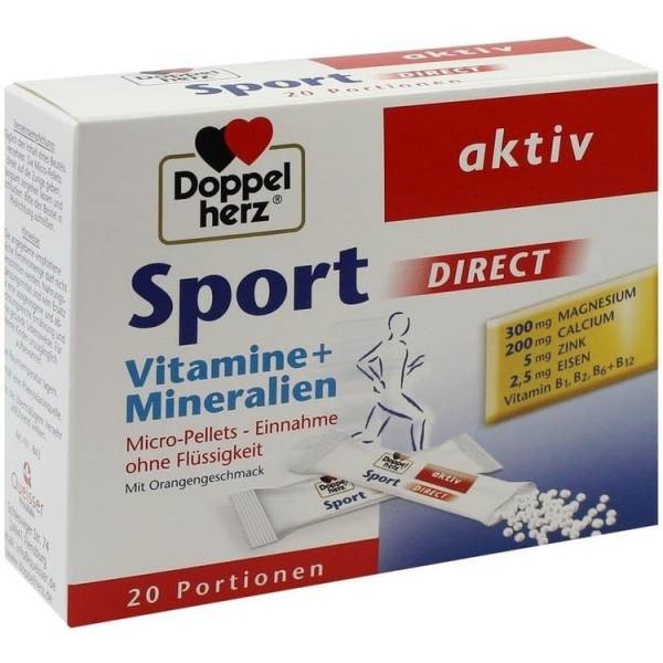 Doppelherz Sport DIRECT Vitamine + Mineralien 20