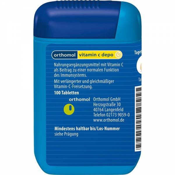 ORTHOMOL Vitamin C depo 100 St