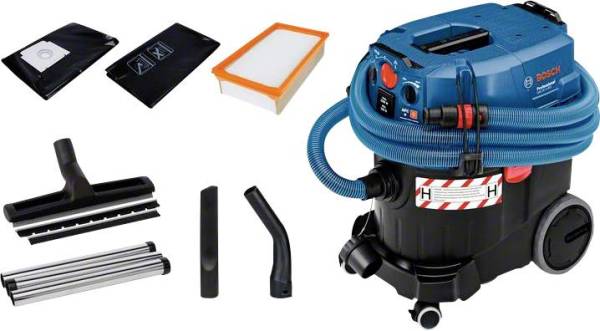 Bosch Professional GAS 35 H 06019C3600 Nass-/Trockensauger 1200W 35l automatische Filterreinigung, S