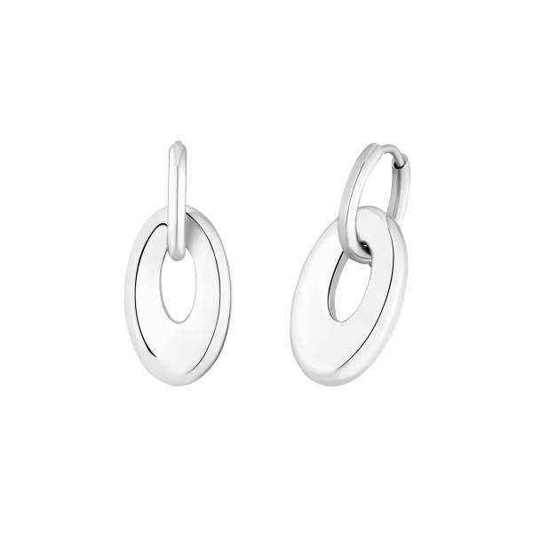 s.Oliver Creolen für Damen, Edelstahl Ohrring 1.0 pieces