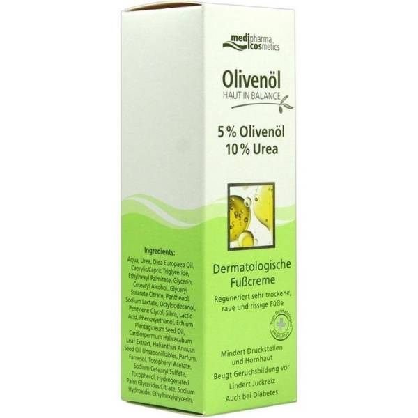 OLIVENÖL HAUT IN BALANCE Dermatologische Fußcreme 100 ml