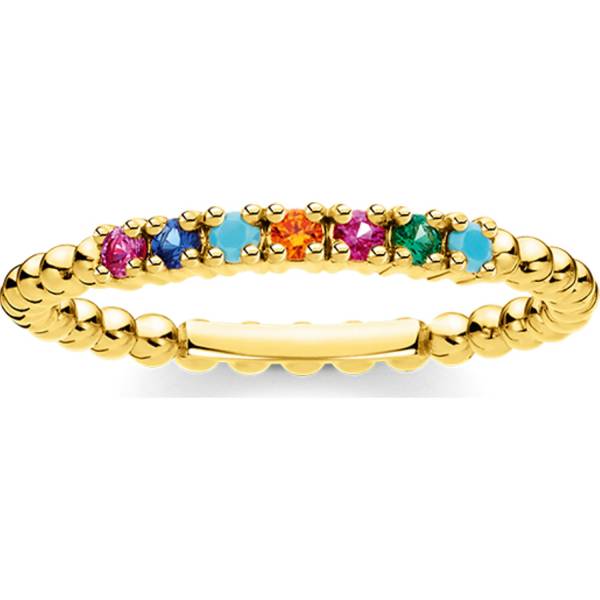 Thomas Sabo Damen-Damenring 925er Silber Farbstein 48 32017881 Ring 1.0 pieces