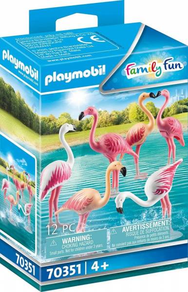 Playmobil family fun 70351 flamingoschwarm, ab 4 jahren