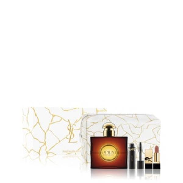 Yves Saint Laurent Opium Eau de Parfum 50 ml Mini Mascara Rouge Pour Couture Pouch Duftset