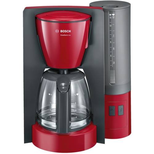 Bosch Haushalt ComfortLine Kaffeemaschine Rot Fassungsvermögen Tassen=10 Glaskanne