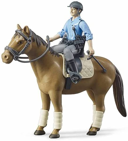 Bruder 62507 - pferd mit polizist, reit- und polizeiausrüstung