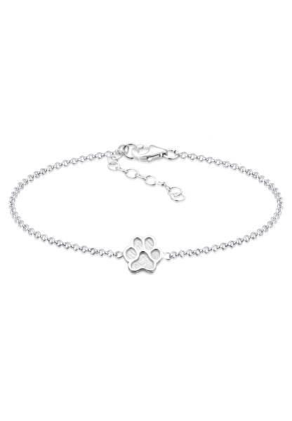 Elli Armband Pfote Symbol Hund Katze Tierfreund 925er Silber 1.0 Pieces