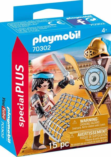 Playmobil special plus 70302 gladiator mit waffenständer, ab 4 jahren