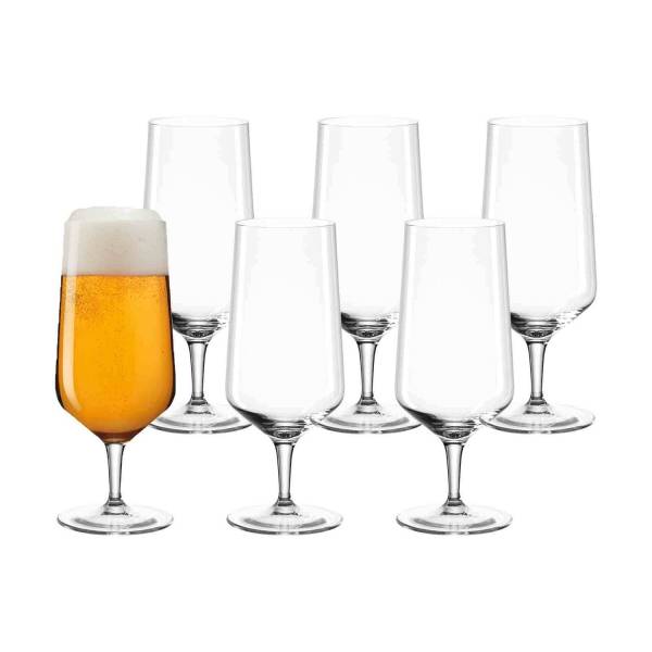 Leonardo Puccini Biergläser 6er Set Glas 6.0 pieces