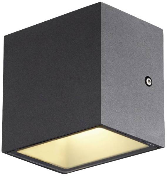 SLV SITRA S 1005148 LED-Außenwandleuchte LED fest eingebaut 6.2W Anthrazit