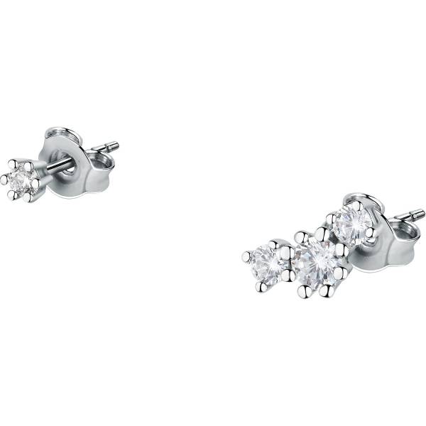 Live Diamond Ohrstecker 375er Weißgold, recycelt Ohrring 1.0 pieces