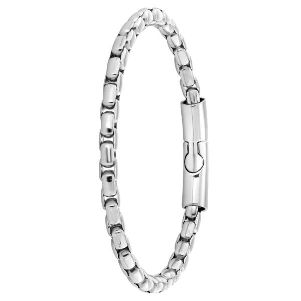 Lucardi Armband Stahl silbern 1.0 pieces