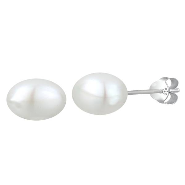 Elli Ohrringe Perlen Süßwasserzuchtperle Elegant Basic Silber Ohrring 1.0 pieces