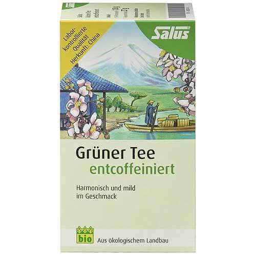Grüner Tee entcoffeiniert bio Salus Filterbeutel