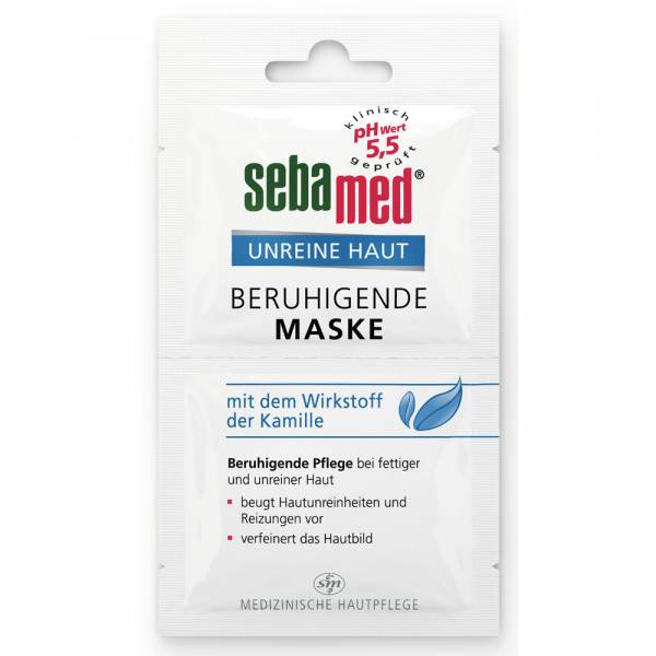 SEBAMED UNREINE HAUT Beruhigende Maske 2 X 5 ml