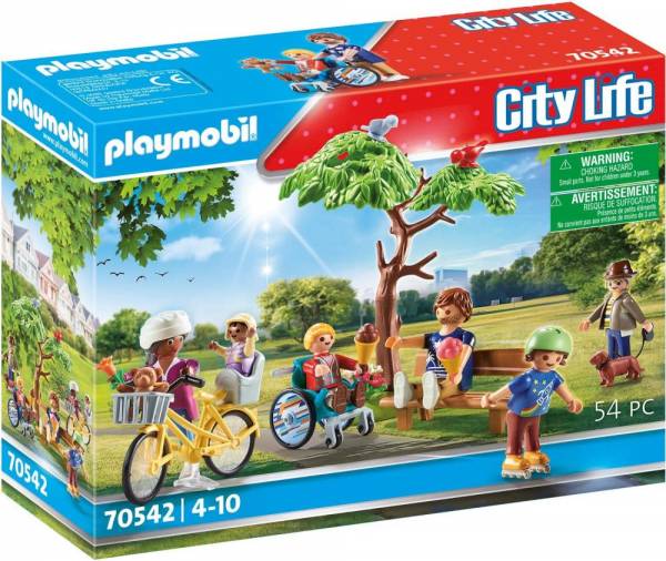 Playmobil city life 70542 im stadtpark, ab 4 jahren