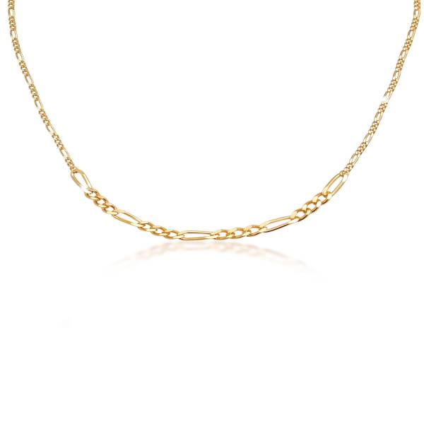 Elli PREMIUM Halskette Choker Figarokette Basic Mix 925 Sterling Silber 1.0 pieces