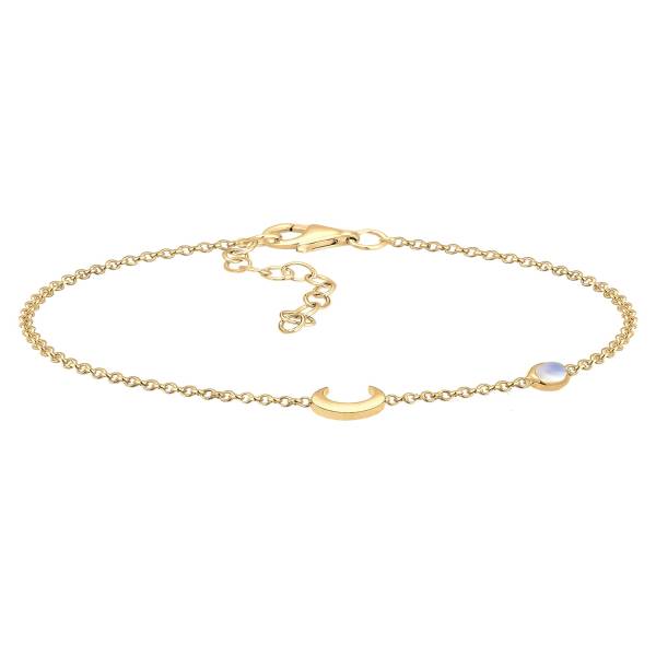Elli Armband Halbmond Astro Mondstein 925 Sterling Silber 1.0 pieces