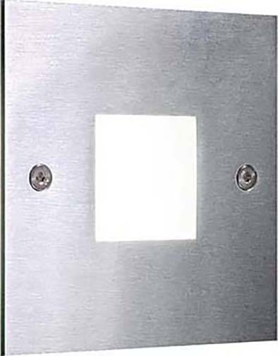 Brumberg 10011223 LED-Wandeinbauleuchte ohne 1W LED Edelstahl
