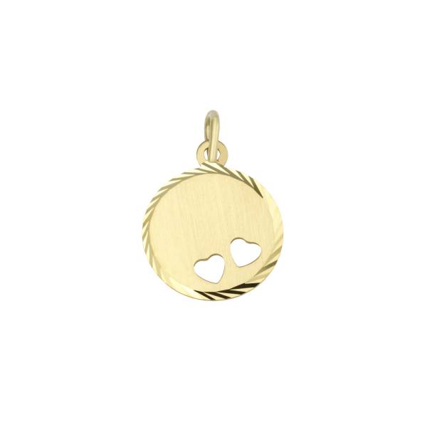 amor Motivanhänger für Damen, Gold 375 | Herz Schmuck 1.0 pieces