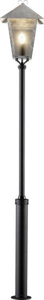 Konstsmide 437-320 Benu Außenstandleuchte Energiesparlampe, LED E27 100W Stahl