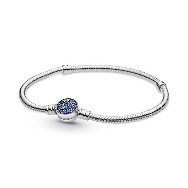 Pandora Armband - Sparkling Blue Disc Clasp 599288C01