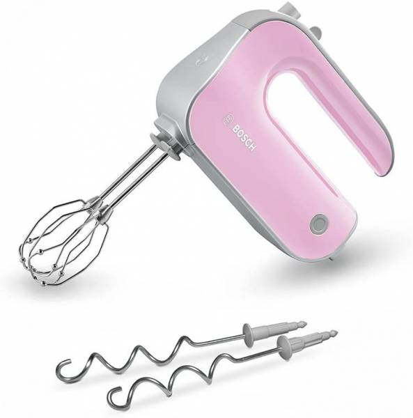 Bosch MFQ4030K Handrührer Edelstahl-Rührbesen, sehr leise, starke Leistung, 5 Geschwindigkeitsstufen