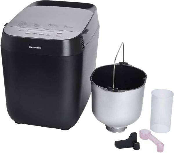 Panasonic croustina brotbackautomat sd-zd2010 für krustenbrot (18 programme, brotmaschine, glutenfrei, testsieger 2018), schwarz