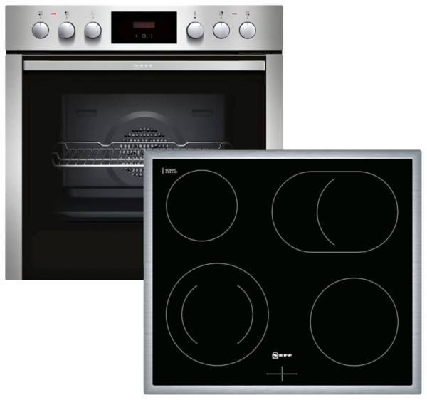 Neff XE3 Einbau Herdset CircoTherm Glaskeramikkochfeld