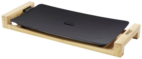Princess 103026 Elektro Teppan Yaki Tischgrill Schwarz, Bambus