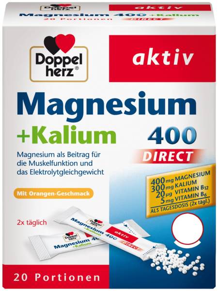 Doppelherz aktiv Magnesium + Kalium DIRECT 20