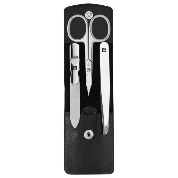 ZWILLING Druckknopf-Etui Rindleder 3 tlg. Nagelpflegeset 1.0 pieces