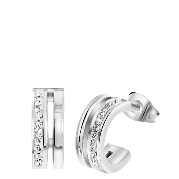 Lucardi Ohrringe Stahl Ohrring 1.0 pieces