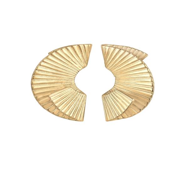 Elli PREMIUM Ohrringe Hänger Organische Form Trend 925 Silber rhodiniert Ohrring 1.0 pieces