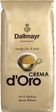Dallmayr Kaffee CREMA d'Oro ganze Bohnen 1.000 g/Pack. 1kg