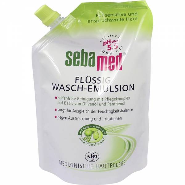 SEBAMED Flüssig Waschemulsion mit Olive Nachfüllbeutel 400 ml
