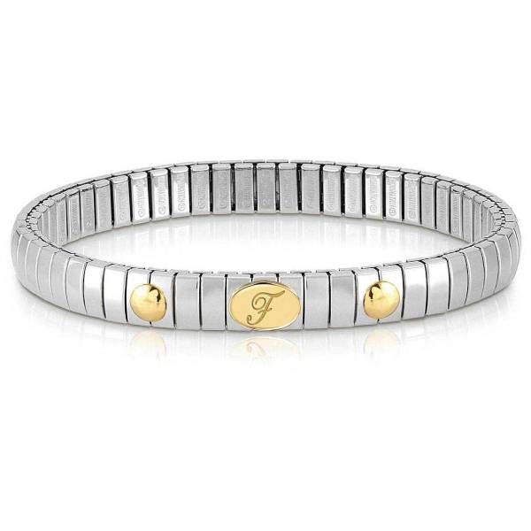 Nomination Armband - mit Gravierung Buchstabe F 042013/006