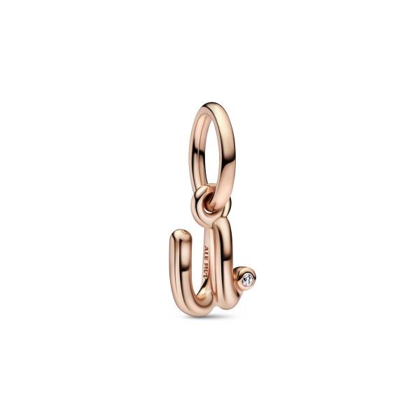 Pandora Anhänger - Letter u Script Alphabet 782479C01