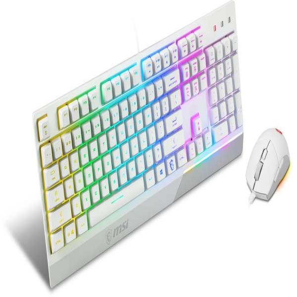 MSI_S11_04DE305_CLA_Tastatur_Maus_enthalten_USB_QWERTY_Italienisch_Weiss