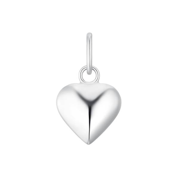 amor amor Motivanhänger für Damen, 925 Sterling Silber | Herz Schmuckanhänger 1.0 pieces